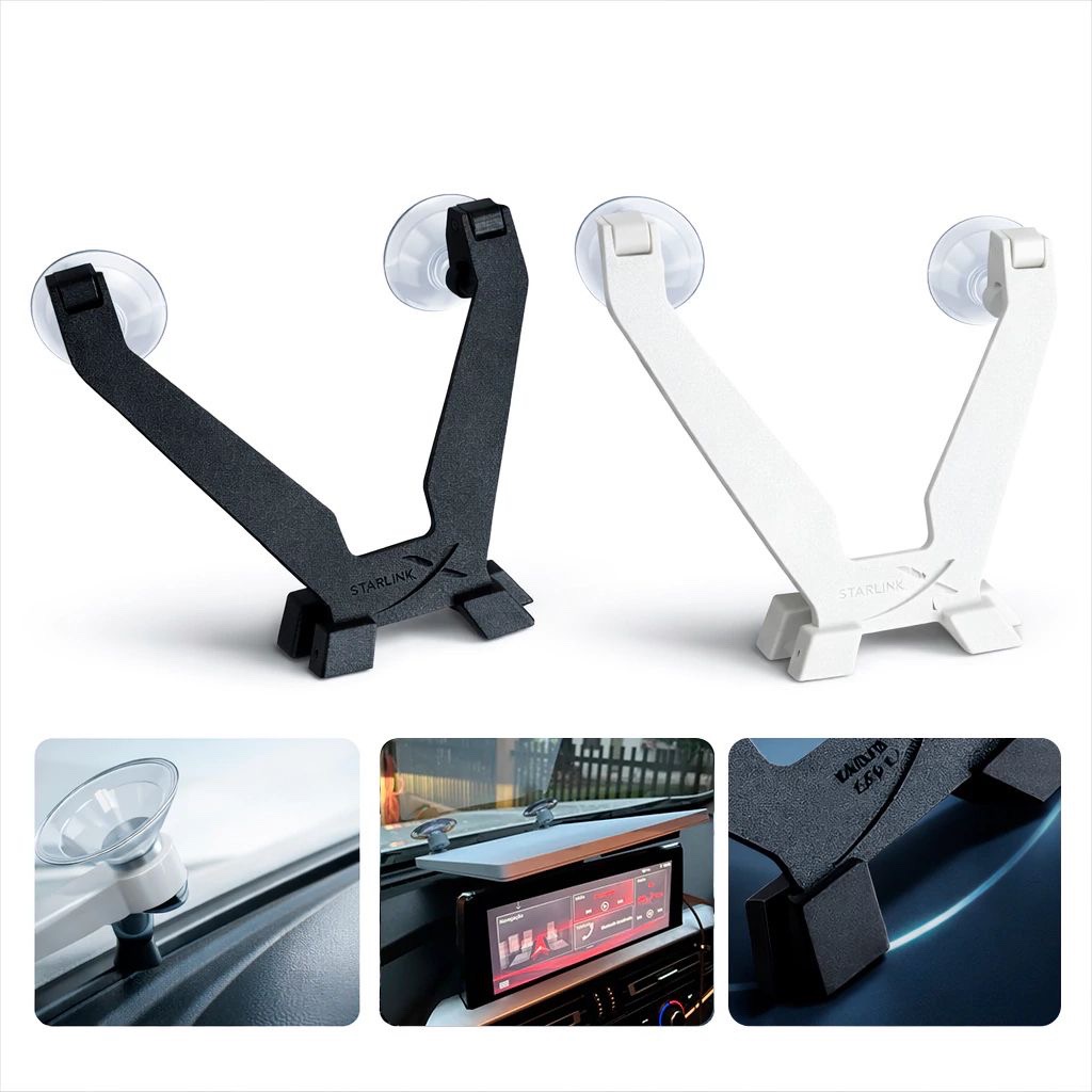 Suporte Veicular Starlink Mini Ventosa Painel- Sem Multas
